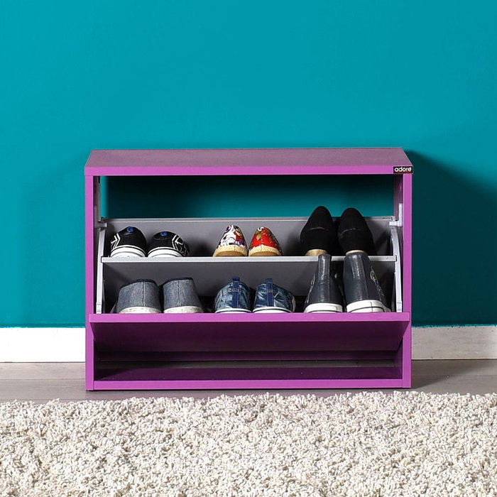Hanah Home Zapatero Morado Shc-110-Uu-1 Hanah Home Zapatero Morado Shc-110-Uu-1